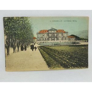 Marseille Le Chateau Borely Vintage Post Card